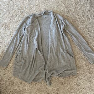 Barefoot Dreams Drapey Wrap Cardigan Beige S/M